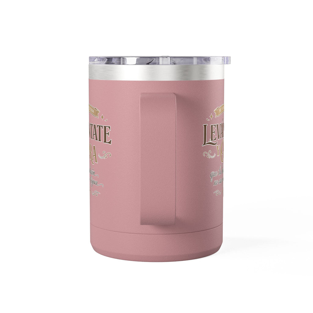 Vaso Térmico 15oz «Levántate y Ora» – Taza de Oración en Español