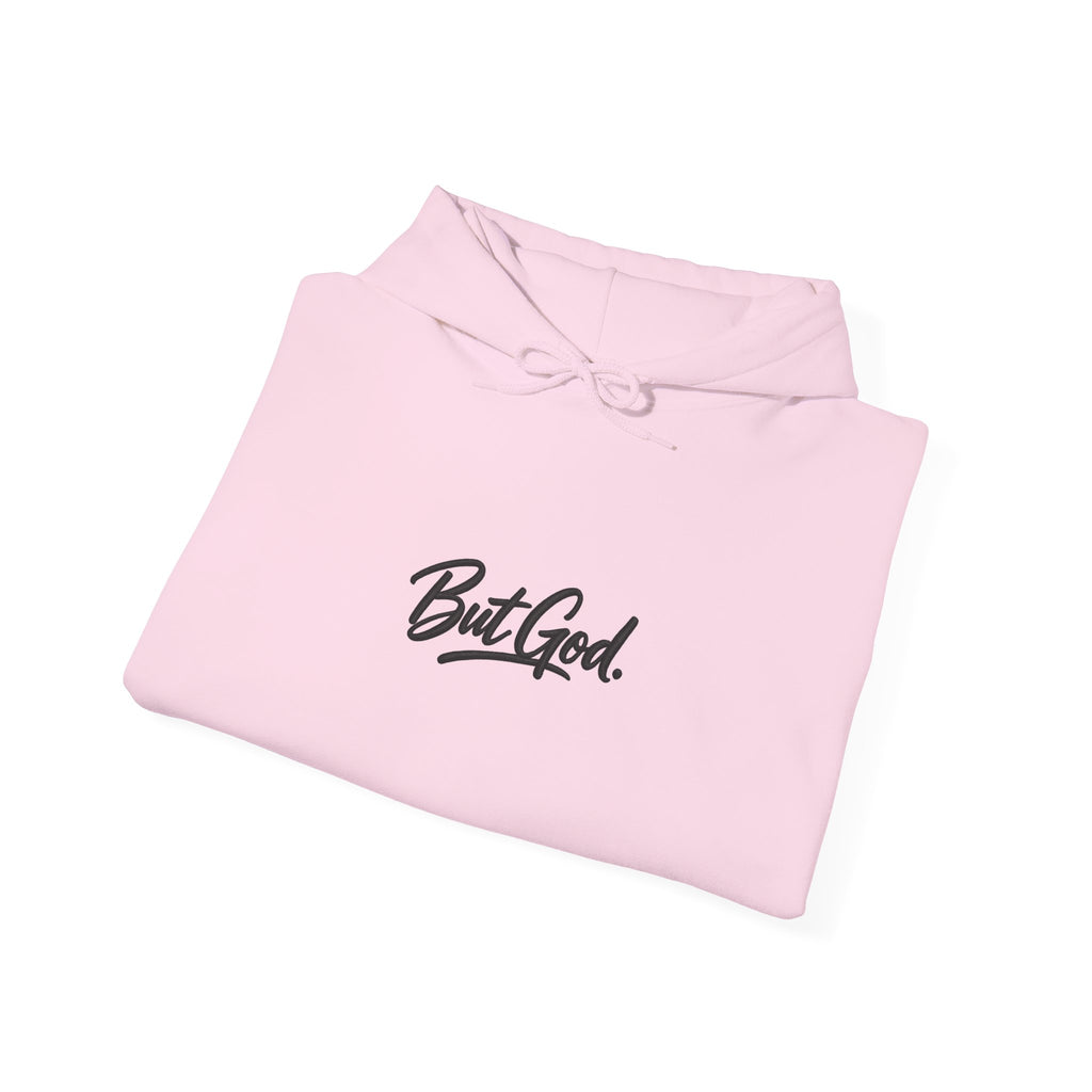 But God Hoodie – Minimal Script Christian Faith Pullover