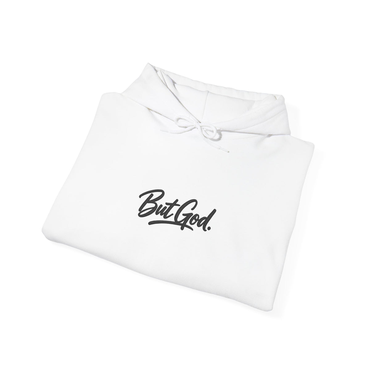 But God Hoodie – Minimal Script Christian Faith Pullover