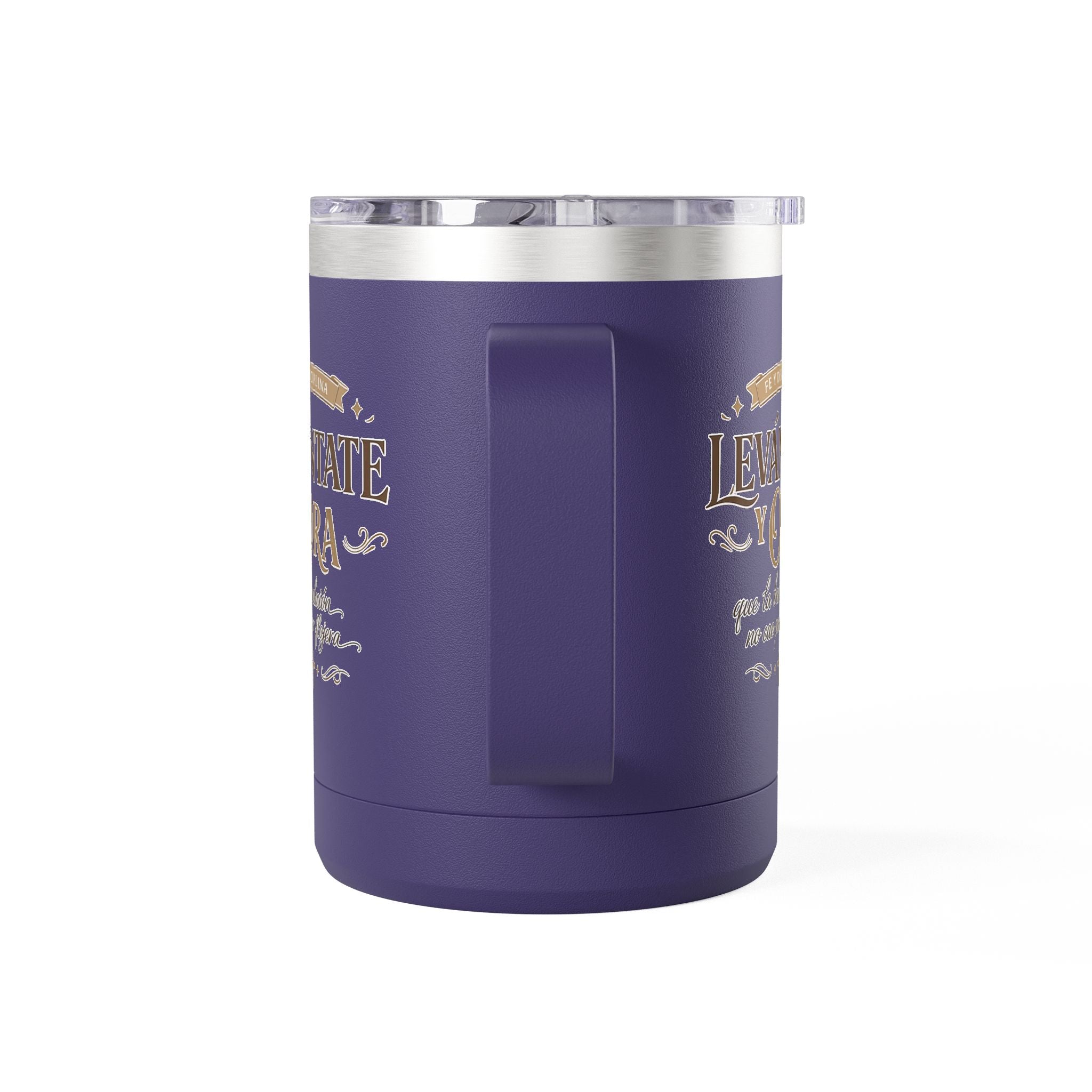 Vaso Térmico 15oz «Levántate y Ora» – Taza de Oración en Español