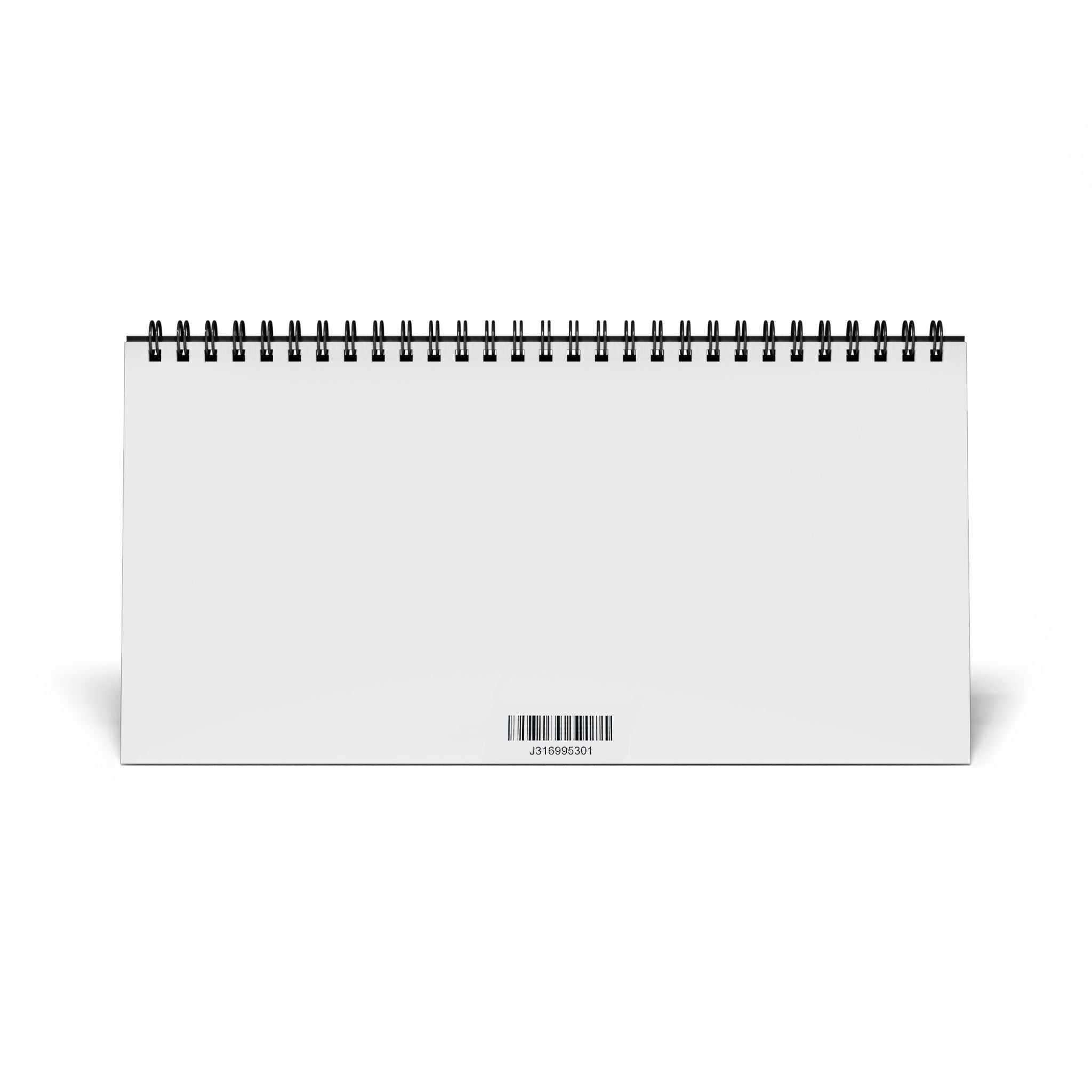 2027 Floral Desk Calendar — Simplex Grid Desk Calendar