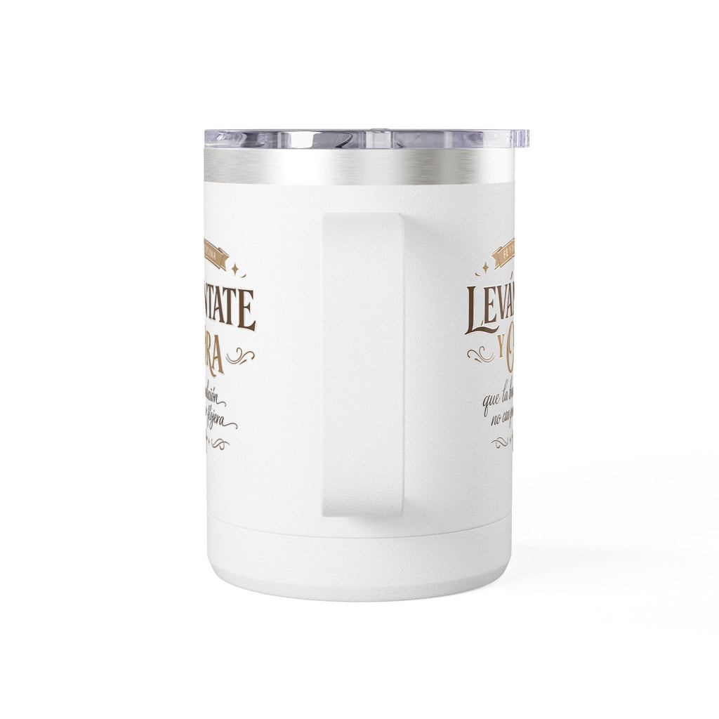 Vaso Térmico 15oz «Levántate y Ora» – Taza de Oración en Español