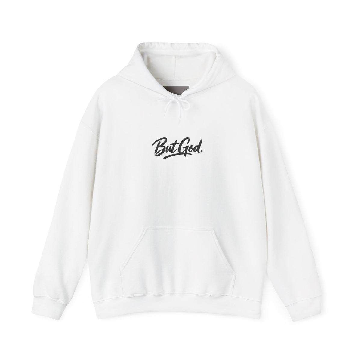 But God Hoodie – Minimal Script Christian Faith Pullover