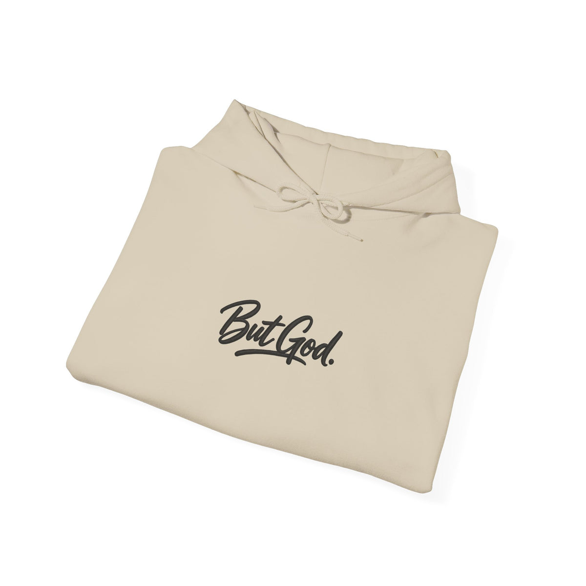But God Hoodie – Minimal Script Christian Faith Pullover