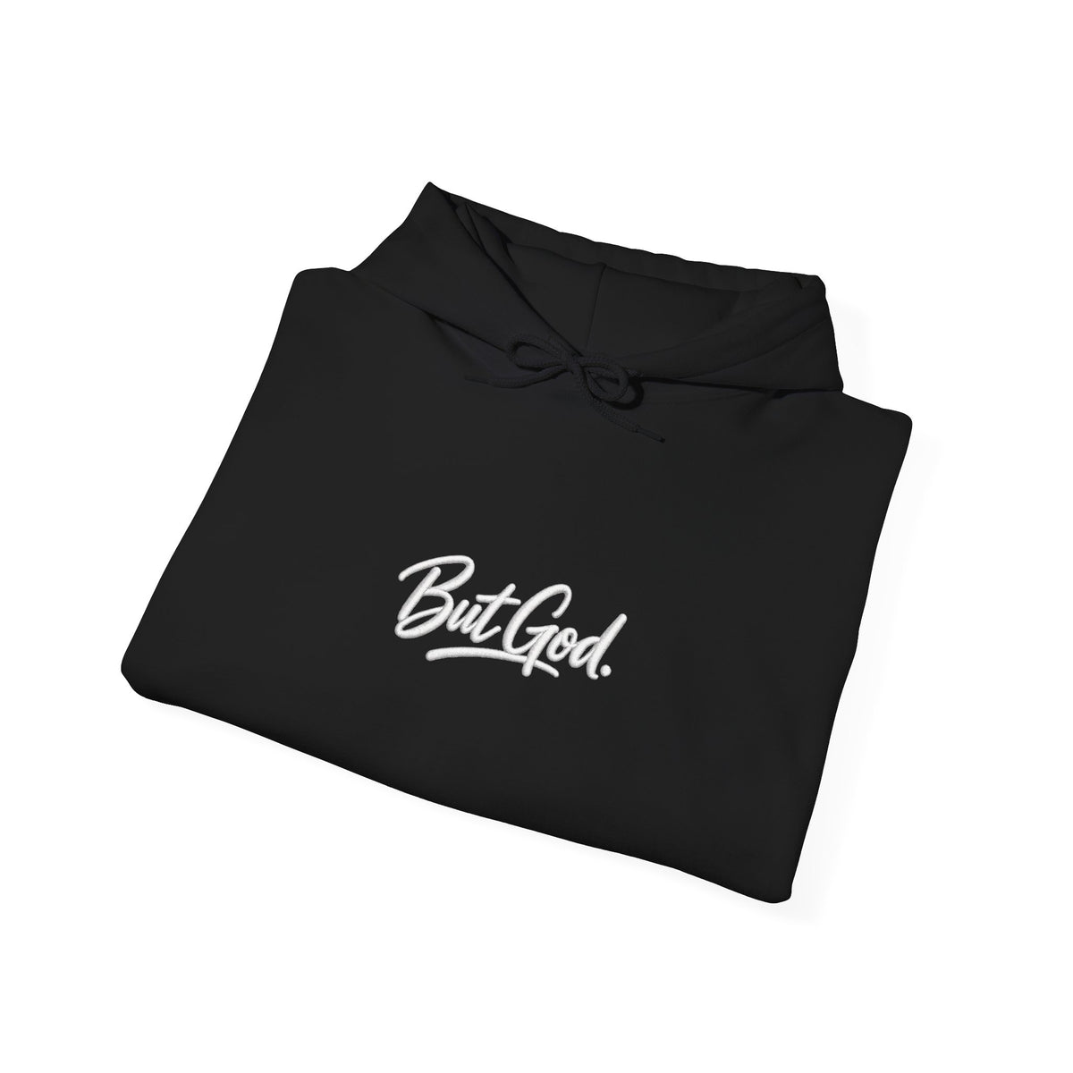 But God Hoodie – Minimal Script Christian Faith Pullover