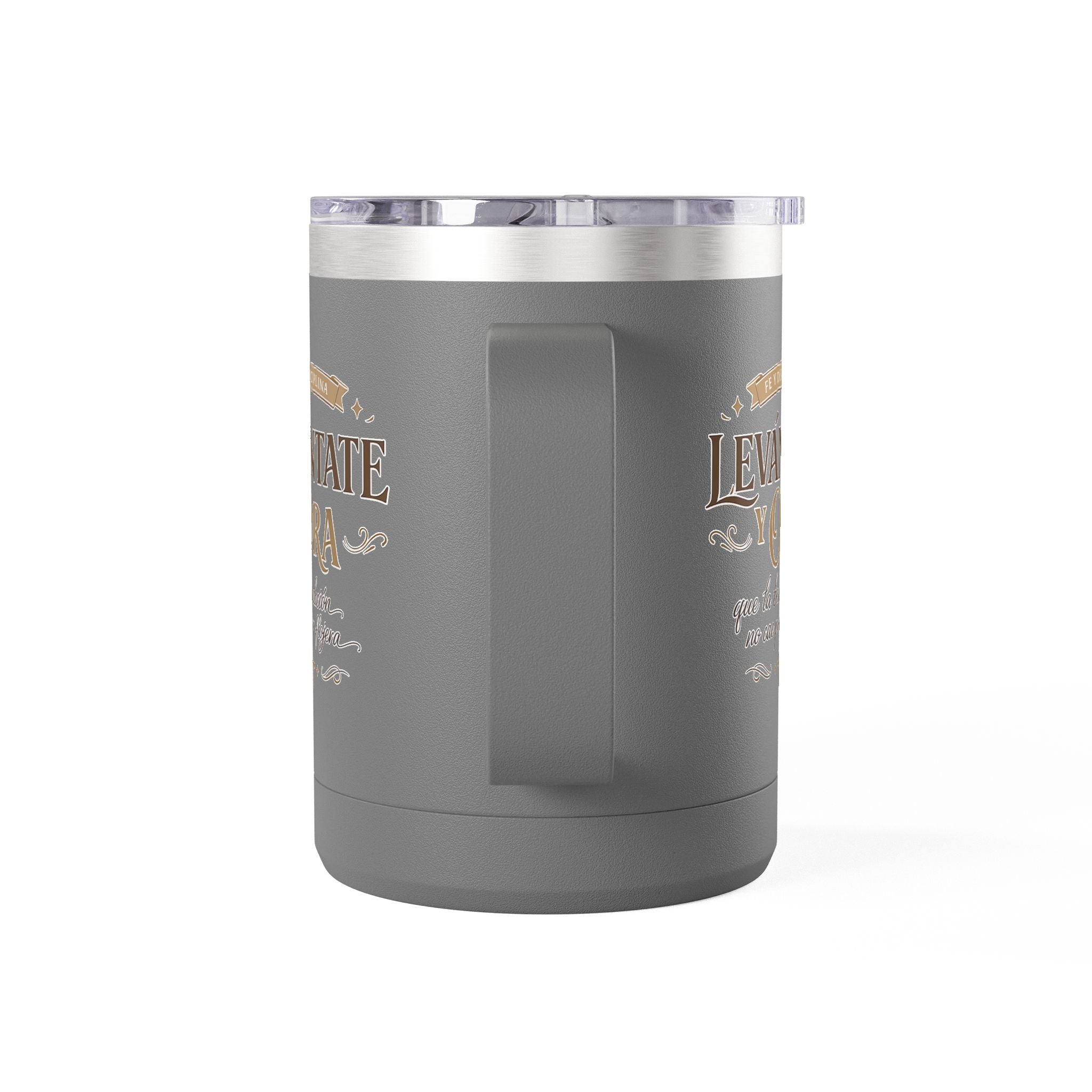 Vaso Térmico 15oz «Levántate y Ora» – Taza de Oración en Español