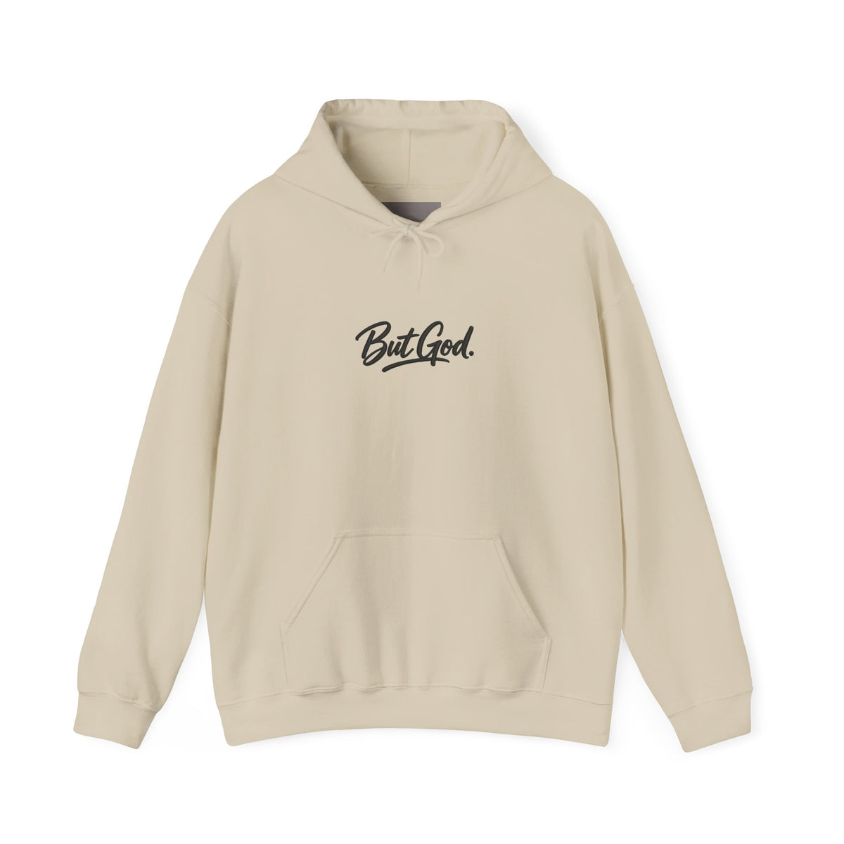 But God Hoodie – Minimal Script Christian Faith Pullover