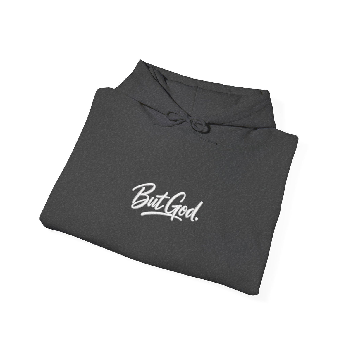 But God Hoodie – Minimal Script Christian Faith Pullover